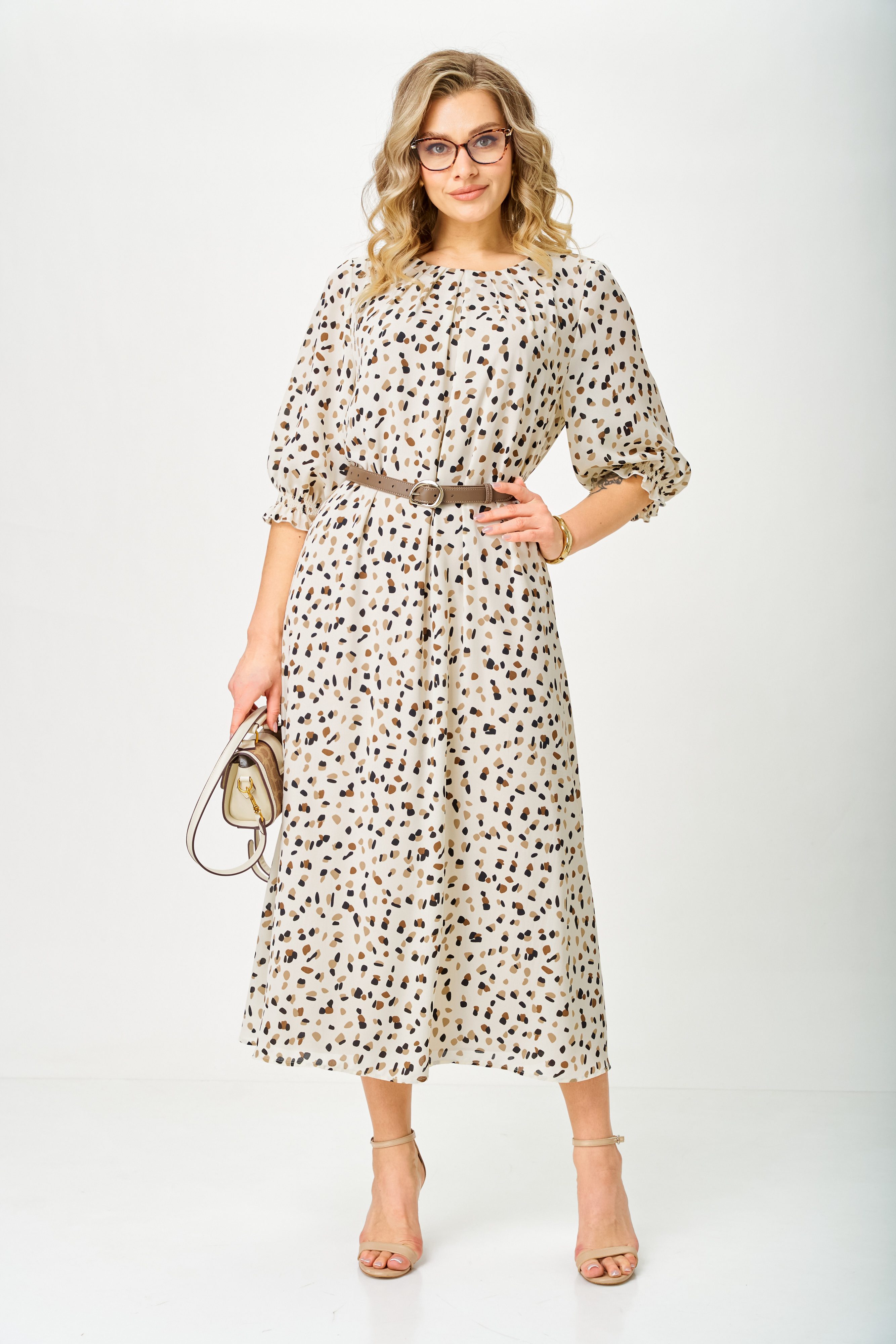 Платье 7017 беж