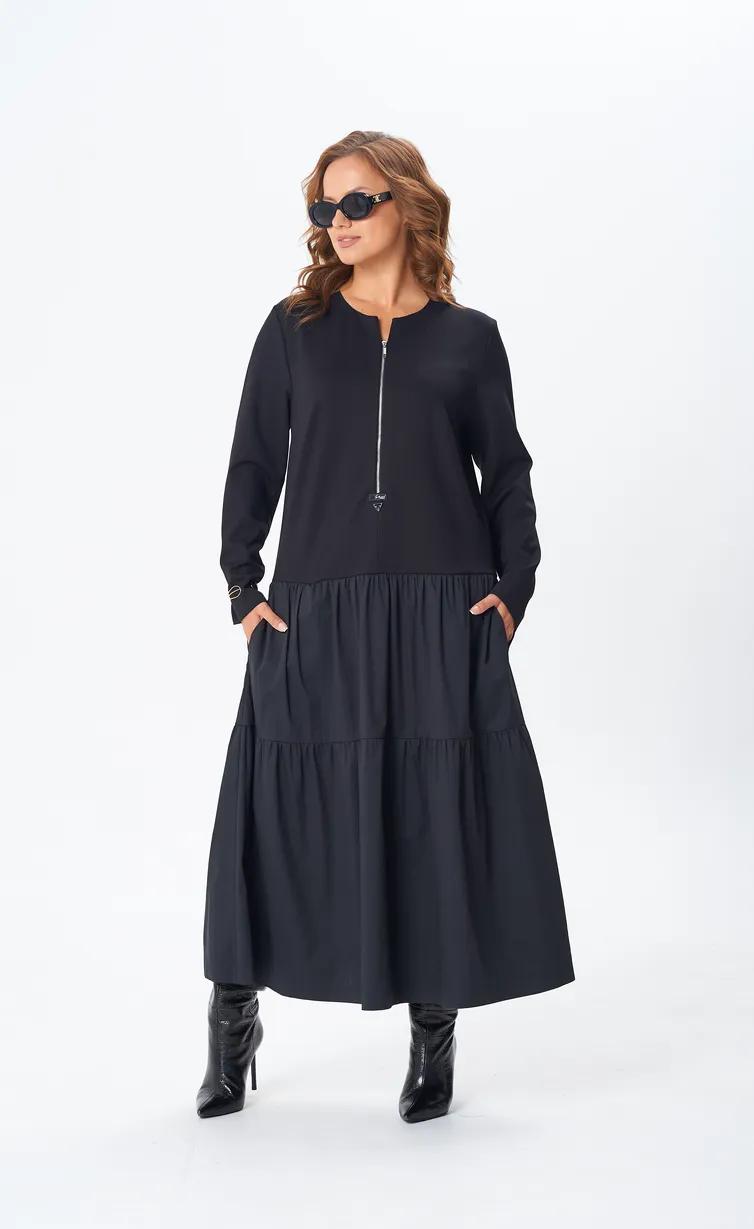 Платье 7875 черный