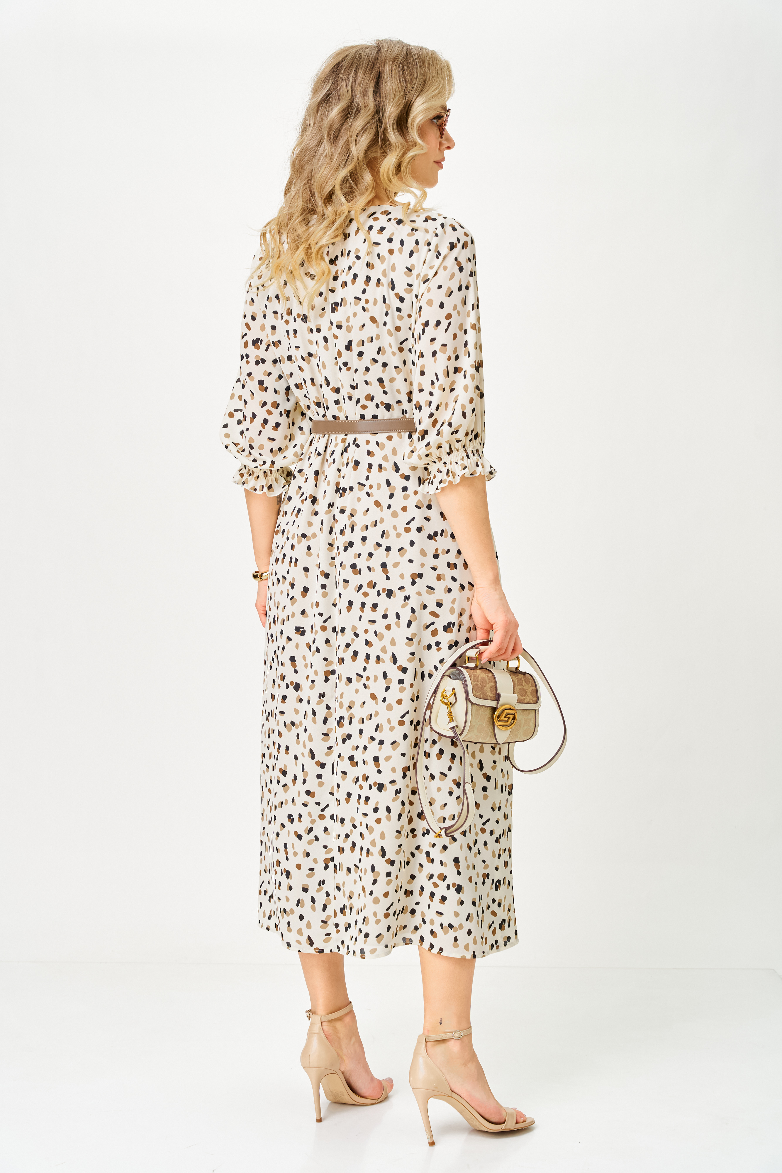 Платье 7017 беж