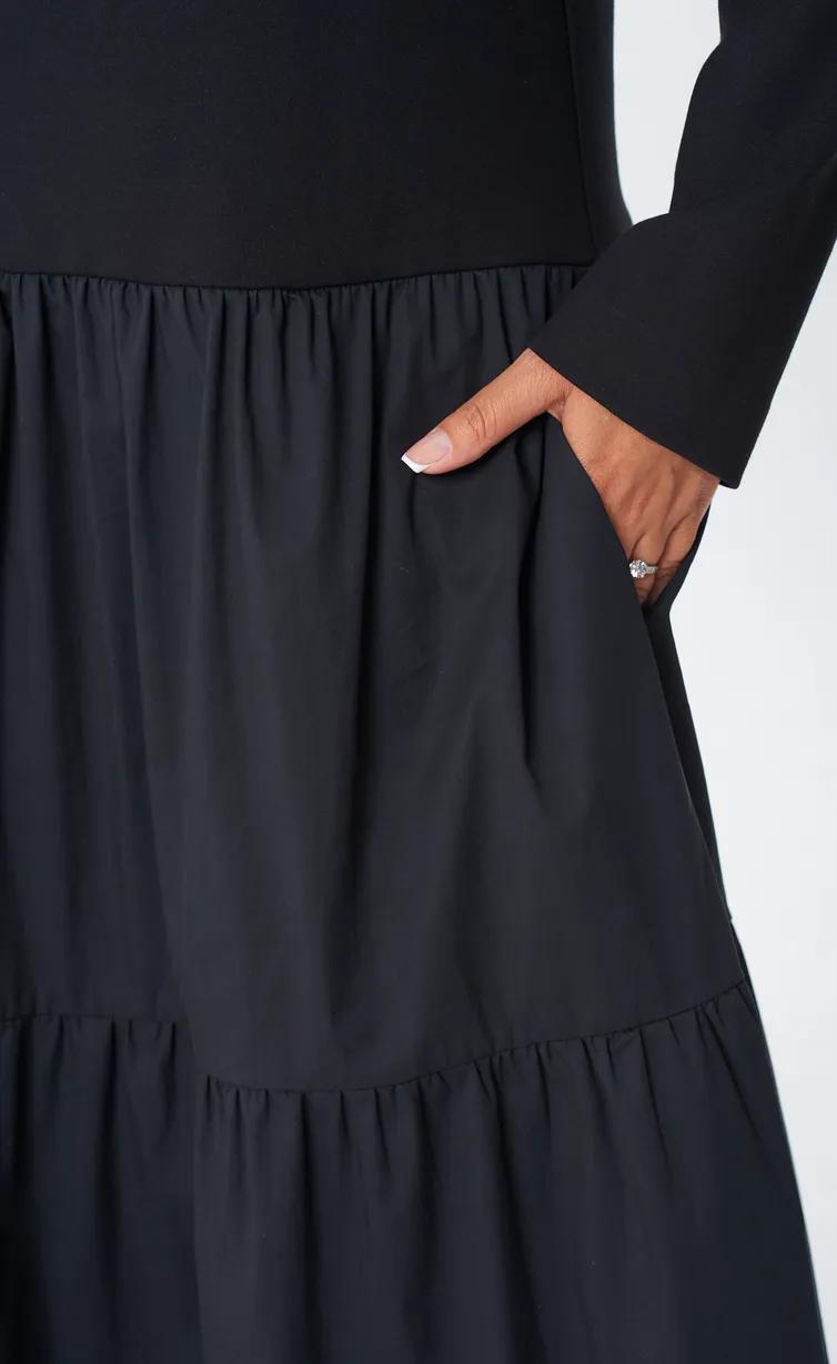 Платье 7875 черный